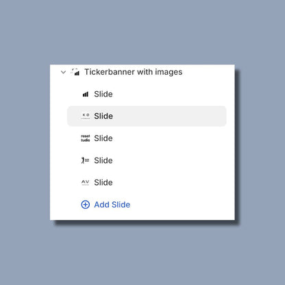 Image ticker banner